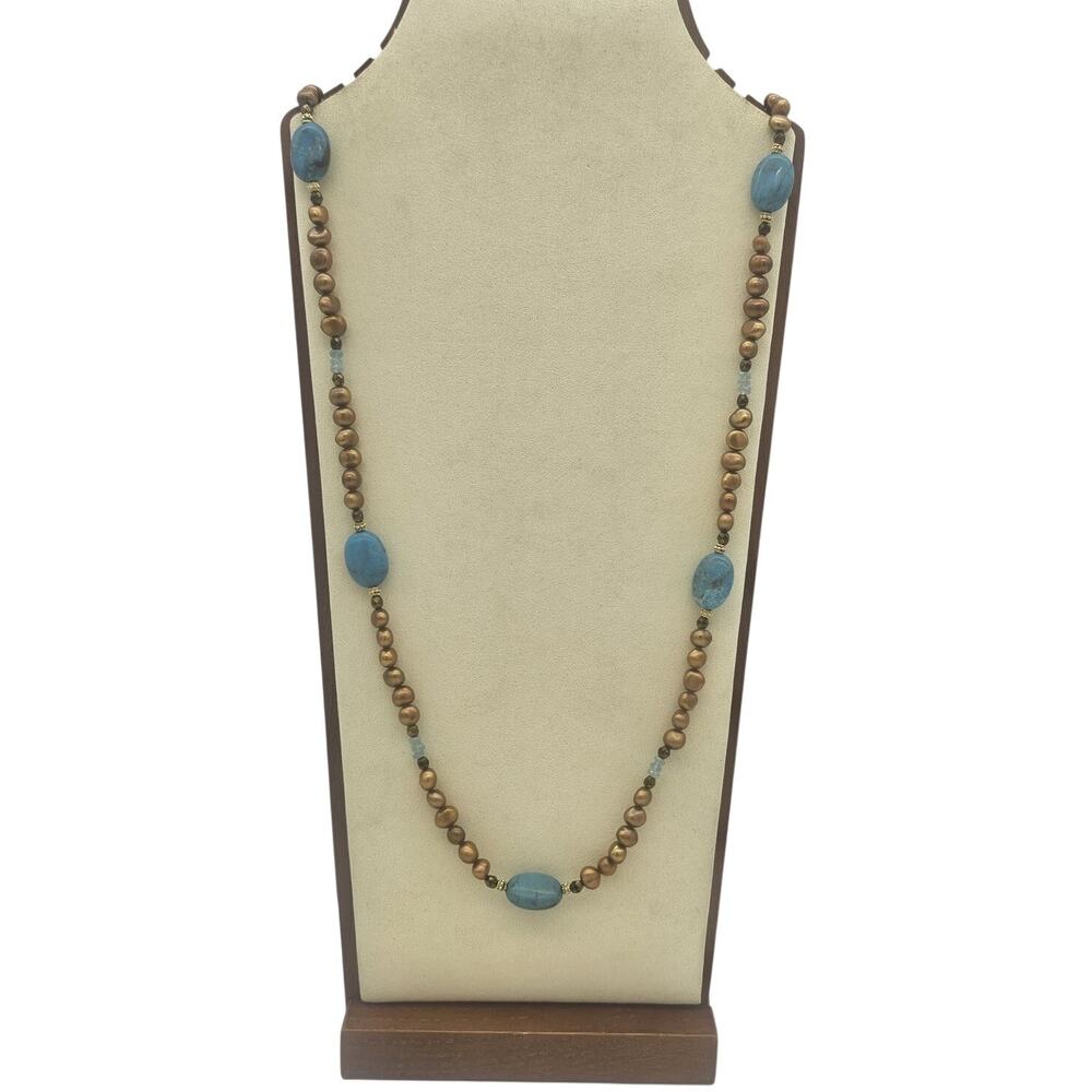 Vintage Avindy SI 925 36 inch Long Necklace